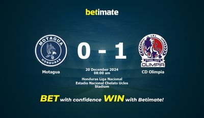 Dự đoán Motagua vs CD Olimpia, tỷ lệ và mẹo cá cược 20/12/2024