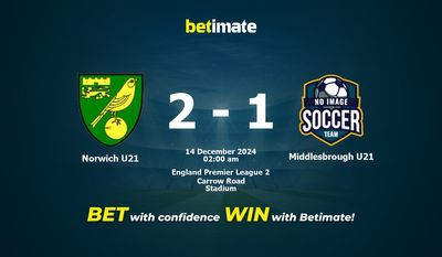 Dự đoán Norwich U21 vs Middlesbrough U21, Tỷ lệ cược & Mẹo cá cược 12/13/2024