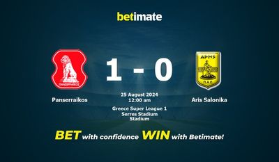 Dự đoán Panserraikos vs Aris Salonika, tỷ lệ và tip cá cược 24/08/2024