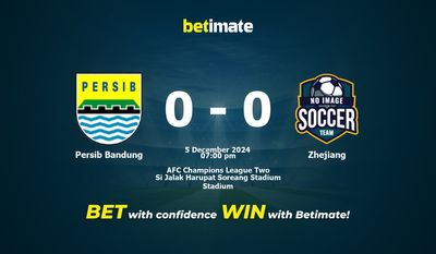 Dự đoán Persib Bandung vs Chiết Giang, tỷ lệ cá cược 05/12/2024