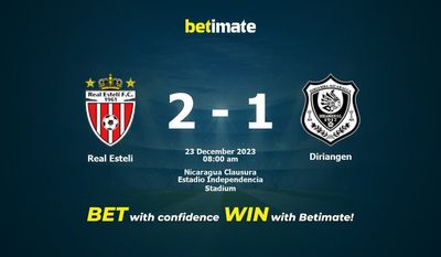 Soi kèo Real Esteli vs Diriangen, Tỷ lệ & Mẹo cá cược 23/12/2023
