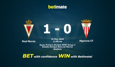 Dự đoán Real Murcia vs Algeciras CF, Tỷ lệ cược & Mẹo cá cược 24/05/2025