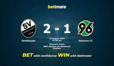 Soi kèo Sandhausen vs Hannover II, tỷ lệ và tip cá cược 24/08/2024