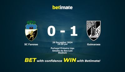 Soi kèo SC Farense vs Guimaraes, Tỷ lệ & Mẹo cá cược 29/12/2024