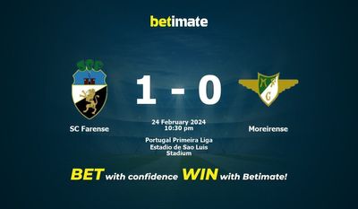 Soi kèo SC Farense vs Moreirense, tỷ lệ và tip cá cược 24/02/2024