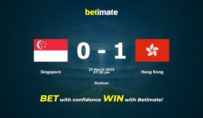 Dự đoán Singapore vs Hong Kong, Tỷ lệ cược & Mẹo cá cược 25/03/2025
