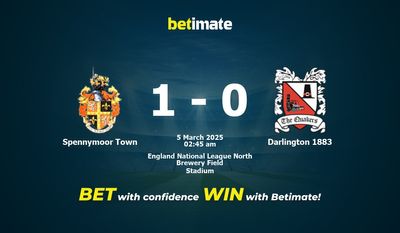 Spennymoor Town vs Darlington 1883 Dự đoán, Tỷ lệ cược & Mẹo cá cược 03/04/2025