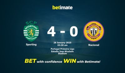 Dự đoán Sporting vs Nacional, Tỷ lệ cược & Mẹo cá cược 25/01/2025