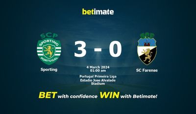 Dự đoán Sporting vs SC Farense, Tỷ lệ & Mẹo cá cược 03/03/2024