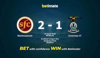 Dự đoán Stenhousemuir vs Inverness CT, Tỷ lệ cược & Mẹo cá cược 19/04/2025