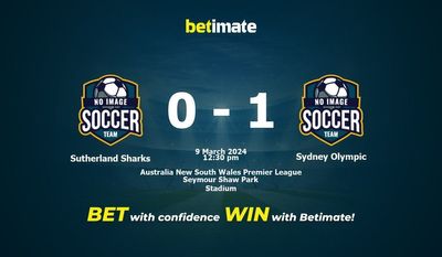 Dự đoán Sutherland Sharks vs Sydney Olympic, Tỷ lệ & Mẹo cá cược 09/03/2024