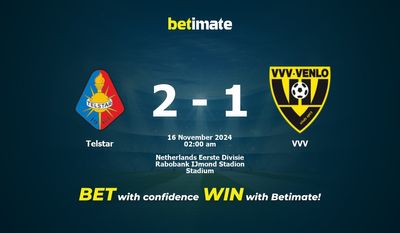 Dự đoán, tỷ lệ và mẹo cá cược Telstar vs VVV 15/11/2024