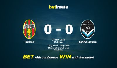 Dự đoán Ternana vs GIANA Erminio, tỷ lệ và tip cá cược 21/05/2025