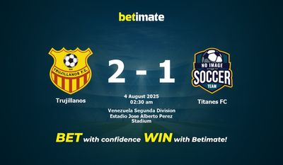 Soi kèo Trujillanos vs Titanes FC, tỷ lệ và tip cá cược 03/08/2025