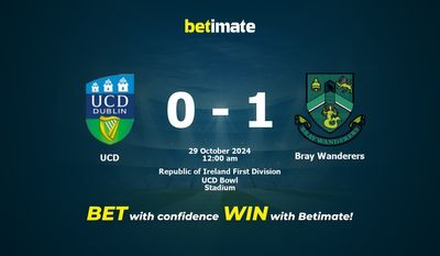 Dự đoán UCD vs Bray Wanderers, Tỷ lệ cược & Mẹo cá cược 28/10/2024