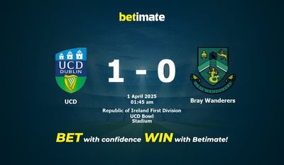 Dự đoán UCD vs Bray Wanderers, Tỷ lệ cược & Mẹo cá cược 31/03/2025
