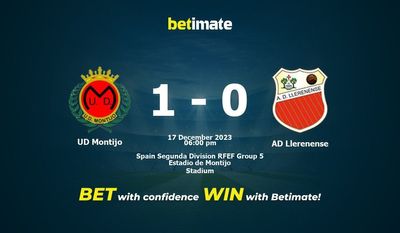 Dự đoán, tỷ lệ và tỷ lệ UD Montijo vs AD Llerenense Mẹo cá cược 17/12/2023
