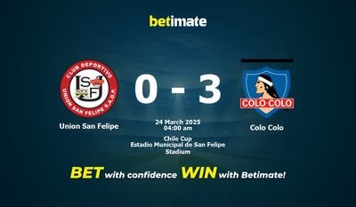 Dự đoán Union San Felipe vs Colo Colo, Tỷ lệ cược & Mẹo cá cược 23/03/2025