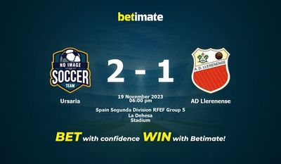 Dự đoán Ursaria vs AD Llerenense, tỷ lệ và tip cá cược 19/11/2023