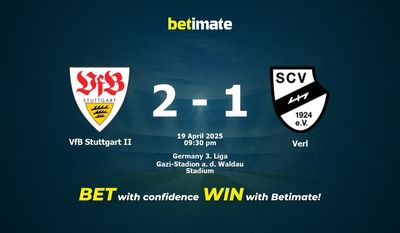 Dự đoán VfB Stuttgart II vs Verl, Tỷ lệ cược & Mẹo cá cược 19/04/2025