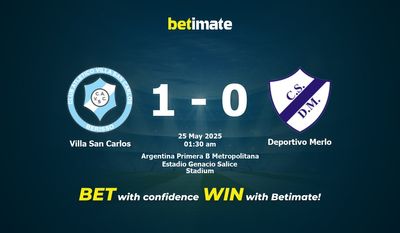 Dự đoán Villa San Carlos vs Deportivo Merlo, Tỷ lệ cược & Mẹo cá cược 24/05/2025