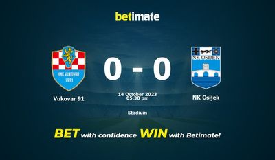 Dự đoán Vukovar 91 vs NK Osijek, Tỷ lệ & Mẹo cá cược 14/10/2023