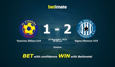 Dự đoán Vysocina Jihlava U19 vs Sigma Olomouc U19, tỷ lệ và tip cá cược 10/11/2023