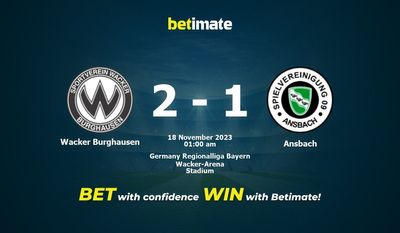 Soi kèo Wacker Burghausen vs Ansbach, tỷ lệ và tip cá cược 17/11/2023