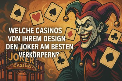 Welche Casinos von ihrem Design den Joker am besten verkörpern?