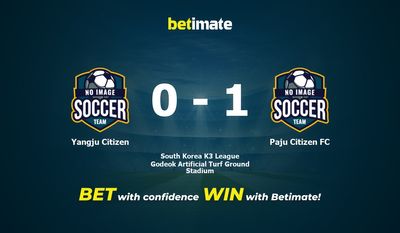 Yangju Citizen vs Paju Citizen FC پیش بینی، شانس و نکات شرط بندی 06/11/2023