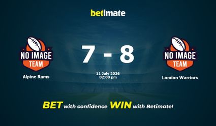 Alpine Rams vs London Warriors American Football Prediction, Odds & Betting Tips 07/11/2026