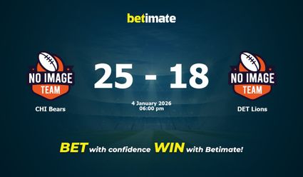 CHI Bears vs DET Lions American Football Prediction, Odds & Betting Tips 01/04/2026