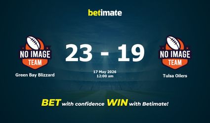 Green Bay Blizzard vs Tulsa Oilers American Football Prediction, Odds & Betting Tips 05/17/2026