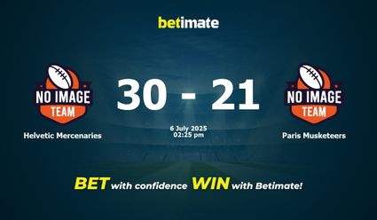 Helvetic Mercenaries vs Paris Musketeers American Football Prediction, Odds & Betting Tips 07/06/2025
