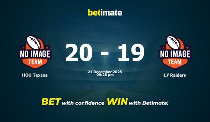 HOU Texans vs LV Raiders American Football Prediction, Odds & Betting Tips 12/21/2025