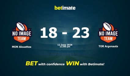 MON Alouettes vs TOR Argonauts American Football Prediction, Odds & Betting Tips 06/12/2026