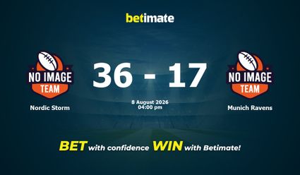 Nordic Storm vs Munich Ravens American Football Prediction, Odds & Betting Tips 08/08/2026