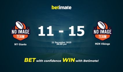 NY Giants vs MIN Vikings American Football Prediction, Odds & Betting Tips 12/21/2025