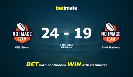 ORL Storm vs BHM Stallions American Football Prediction, Odds & Betting Tips 05/03/2026