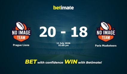 Prague Lions vs Paris Musketeers American Football Prediction, Odds & Betting Tips 07/11/2026