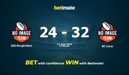 SAS Roughriders vs BC Lions American Football Prediction, Odds & Betting Tips 06/13/2026