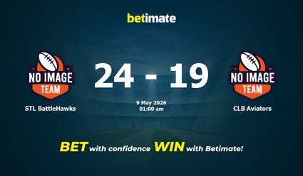 STL BattleHawks vs CLB Aviators American Football Prediction, Odds & Betting Tips 05/09/2026