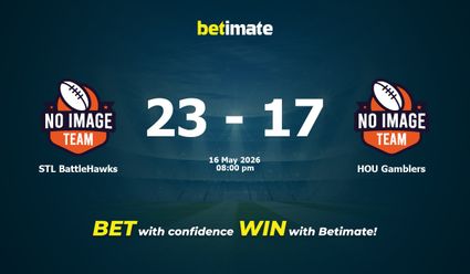 STL BattleHawks vs HOU Gamblers American Football Prediction, Odds & Betting Tips 05/16/2026