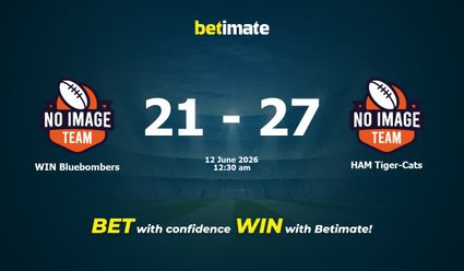 WIN Bluebombers vs HAM Tiger-Cats American Football Prediction, Odds & Betting Tips 06/12/2026