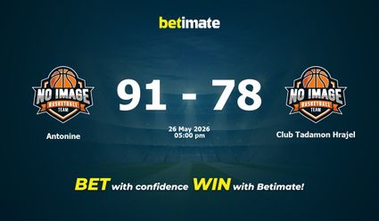 Antonine vs Club Tadamon Hrajel Basketball Prediction, Odds & Betting Tips 05/26/2026