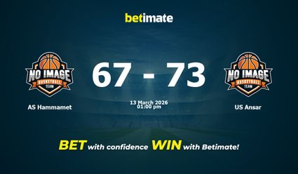 AS Hammamet vs US Ansar Basketball Prediction, Odds & Betting Tips 03/13/2026
