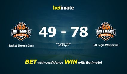 Basket Zielona Gora vs SK Legia Warszawa Basketball Prediction, Odds & Betting Tips 06/19/2026