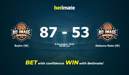 Baylor (W) vs Alabama State (W) Basketball Prediction, Odds & Betting Tips 12/09/2025
