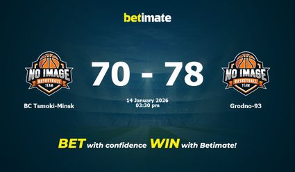 BC Tsmoki-Minsk vs Grodno-93 Basketball Prediction, Odds & Betting Tips 01/14/2026