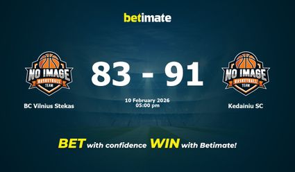 BC Vilnius Stekas vs Kedainiu SC Basketball Prediction, Odds & Betting Tips 02/10/2026